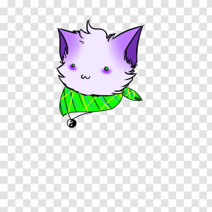 Whiskers Kitten Clip Art - Purple Transparent PNG