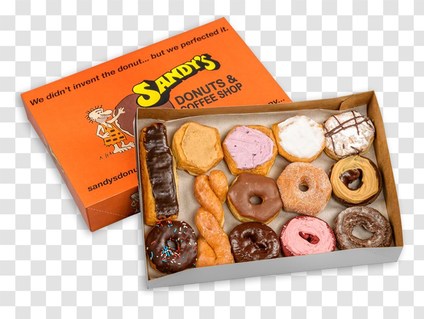 Sandy's Donuts Mister Donut Dunkin' Food - Snack - Petit Four Transparent PNG