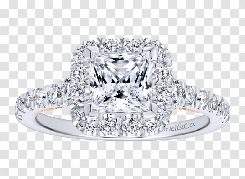 Engagement Ring Diamond Cut Princess - Jewelry Transparent PNG