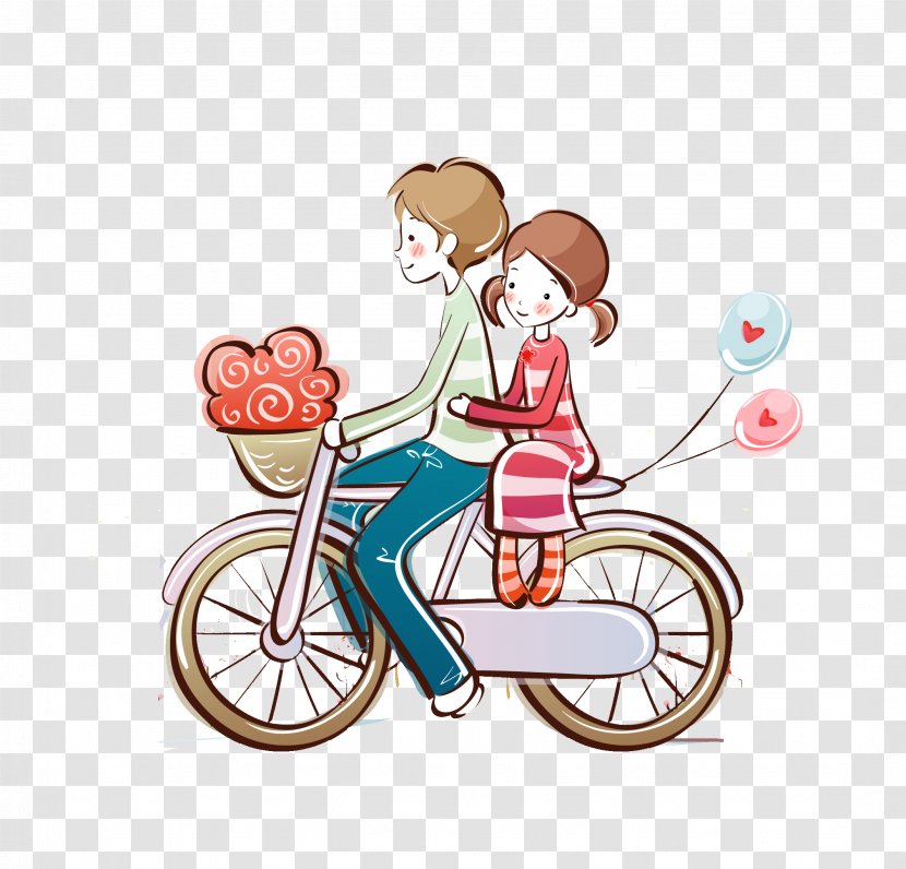 Cuteness Drawing Wallpaper - 4k Resolution - Couple Illustration Transparent PNG