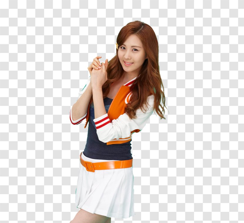 Seohyun Girls' Generation K-pop M.I.L.K - Watercolor - Cheerleader Transparent PNG