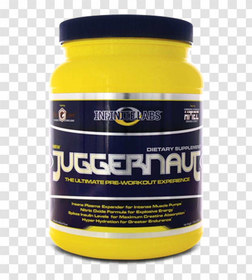Pre-workout Fitness Centre Exercise Creatine Health - Yellow - Juggernaut Transparent PNG
