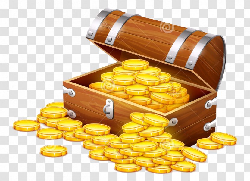 Gold Coin Piracy Treasure - Frame Transparent PNG