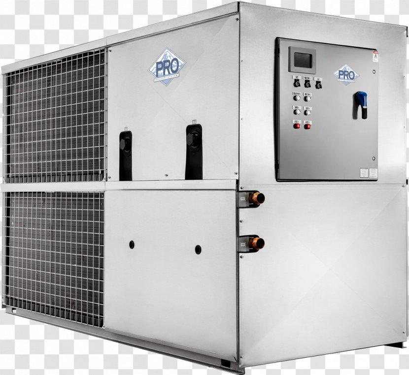 Machine Chiller Vapor-compression Refrigeration Air Conditioning - System - Refrigerator Transparent PNG