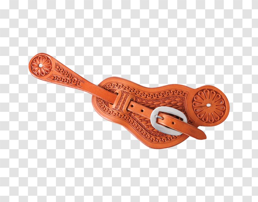 Spur Horse Tack Strap Saddle - Orange Transparent PNG