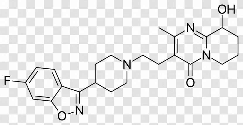 Paliperidone Risperidone Antipsychotic Pharmaceutical Drug Schizophrenia - Drugscom - Structure Transparent PNG