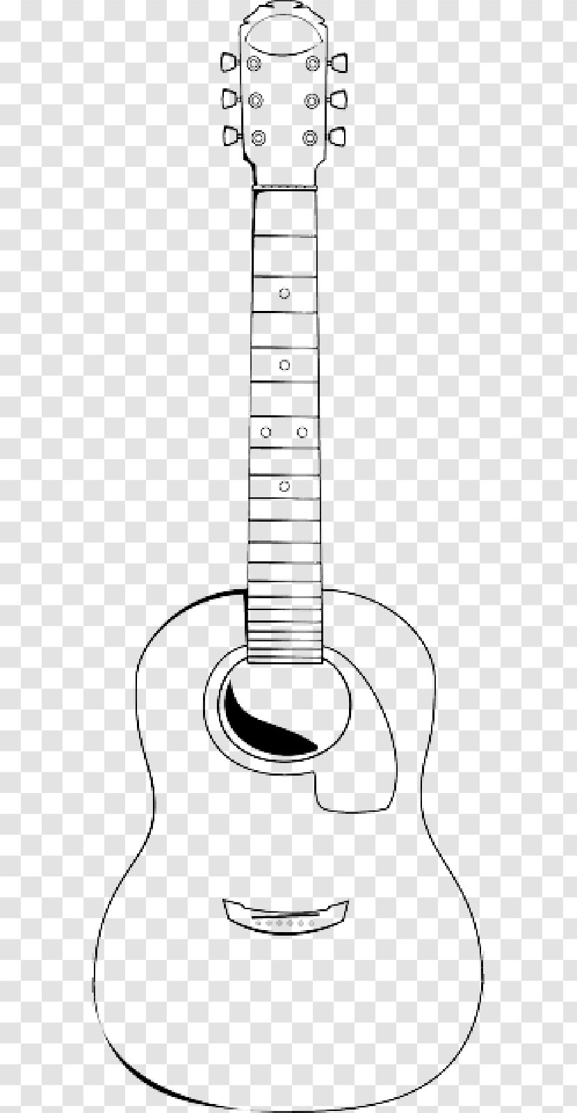 Electric Guitar Acoustic Vector Graphics Clip Art - Musical Instrument Transparent PNG