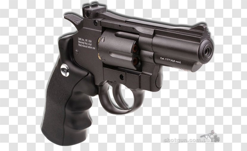Revolver Gun Barrel Firearm Air Trigger - Accessory - Weapon Transparent PNG