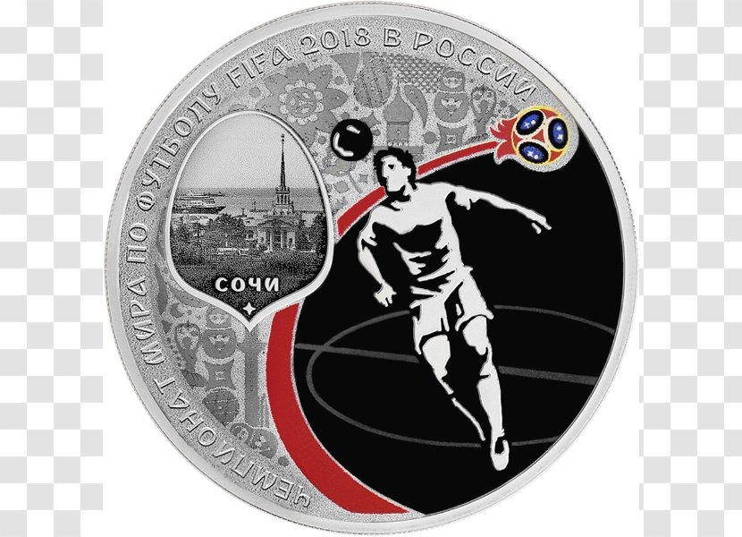 2018 FIFA World Cup Sochi Coin Юбилейная монета Central Bank Of Russia Transparent PNG