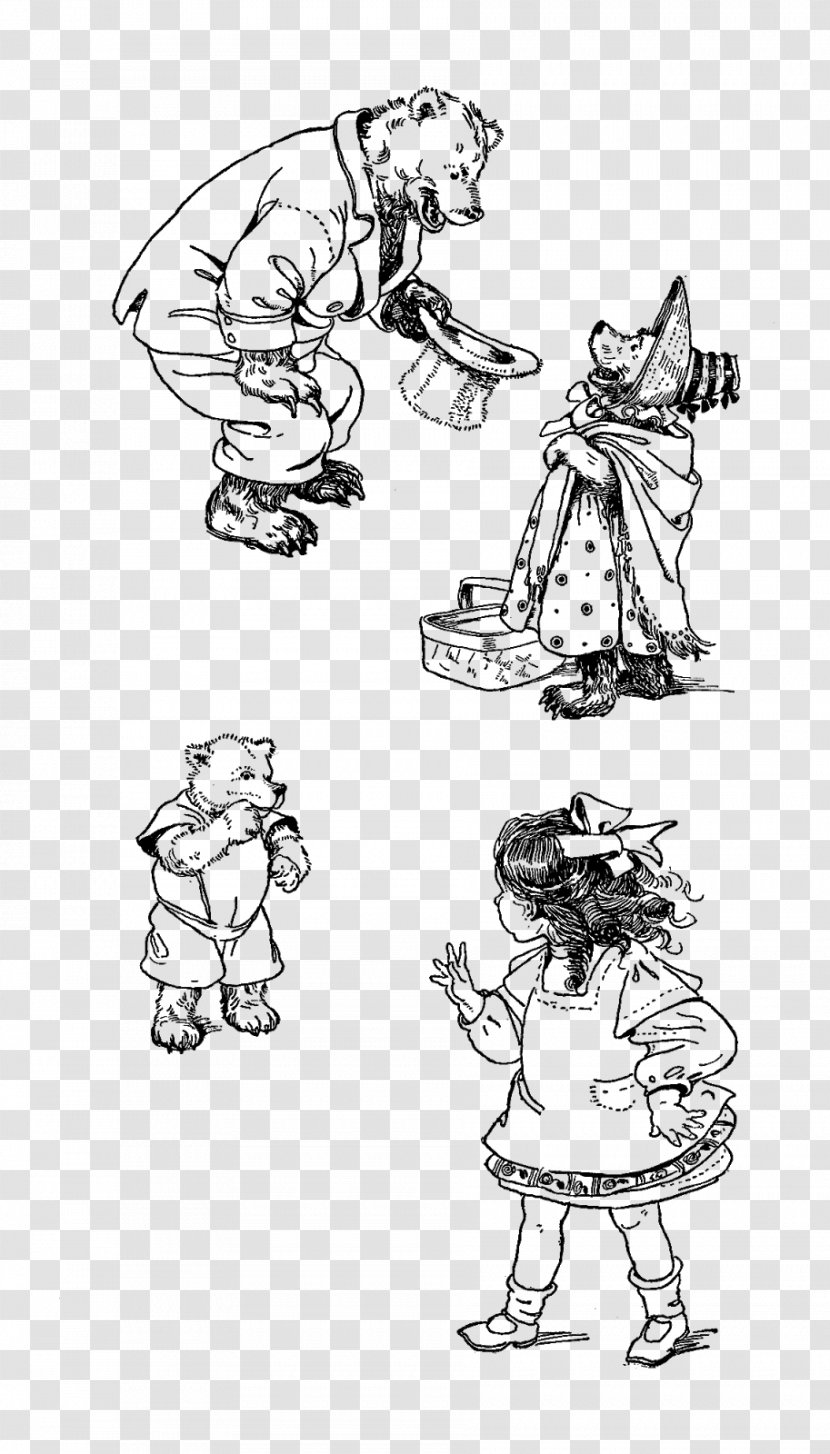 Finger Homo Sapiens Drawing Sketch - Arm - Goldilocks And The Three Bears Transparent PNG