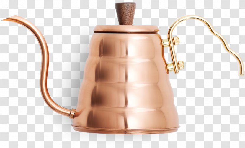 HARIO V60 Drip Kettle Buono Copper VKB-90CP Coffee Teapot - Hario Vcsd02ex - Pour Over Transparent PNG