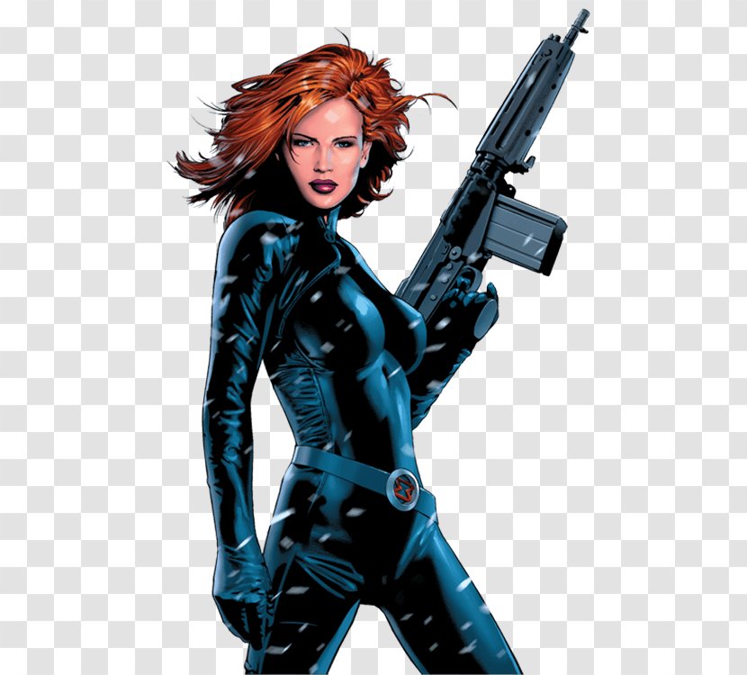 Scarlett Johansson Black Widow Marvel Avengers Assemble Johnny Blaze Hulk - Silhouette - Cartoon Transparent PNG