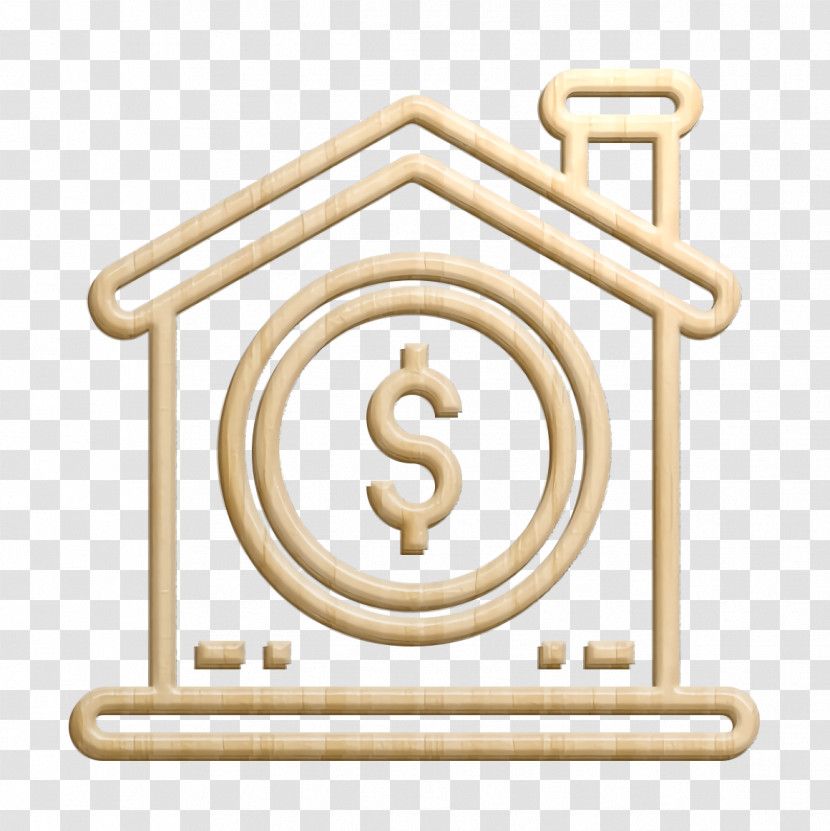 Rent Icon Coin Icon Home Icon Transparent PNG