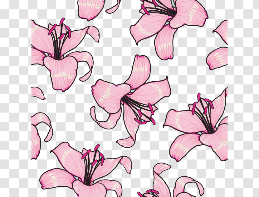 Visual Arts Floral Design Clip Art - Tree - Lily Background Shading Transparent PNG