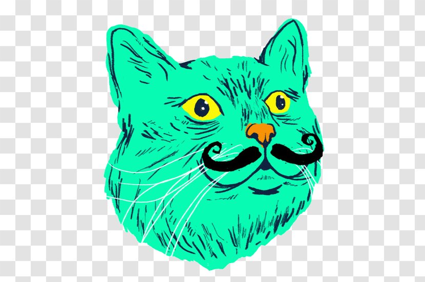 Whiskers Cat Illustration Kitten Illustrator Anxious Behaviour Transparent Png