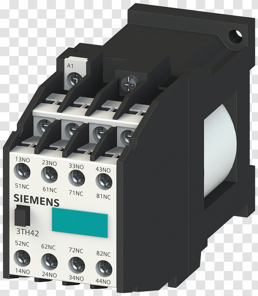 Contactor Siemens Screw Terminal Relay Electronic Component - Automation Transparent PNG