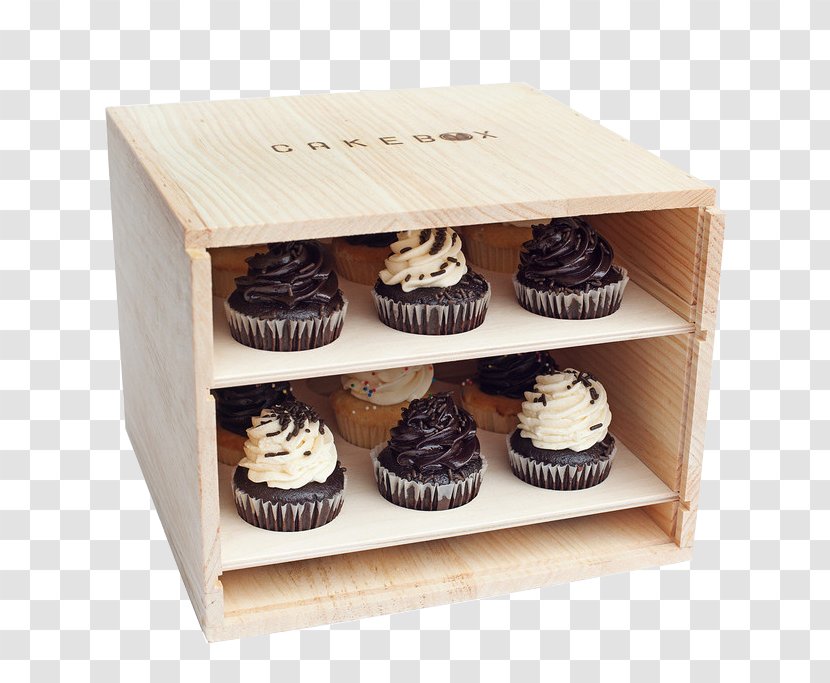 Wedding Cake Cupcake Box Wood - Food - Moon Transparent PNG