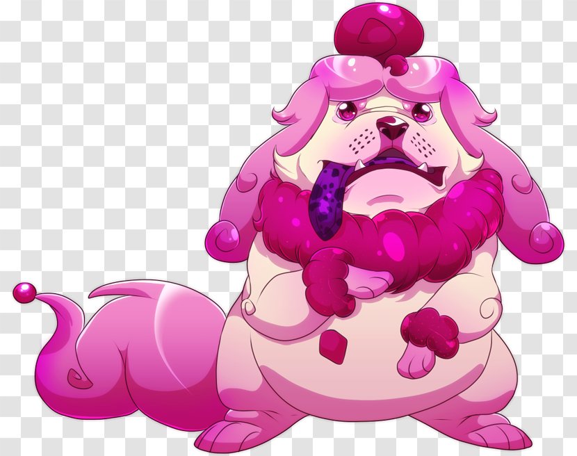 Pink M Animal Clip Art - Fluffy Monster Transparent PNG