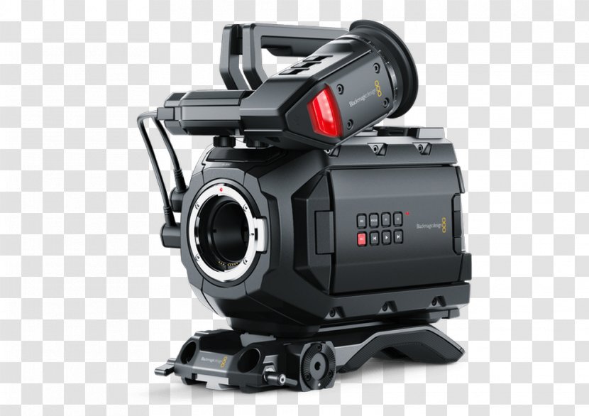Blackmagic URSA Mini 4.6K Canon EF Lens Mount 4K Design - Camera Transparent PNG