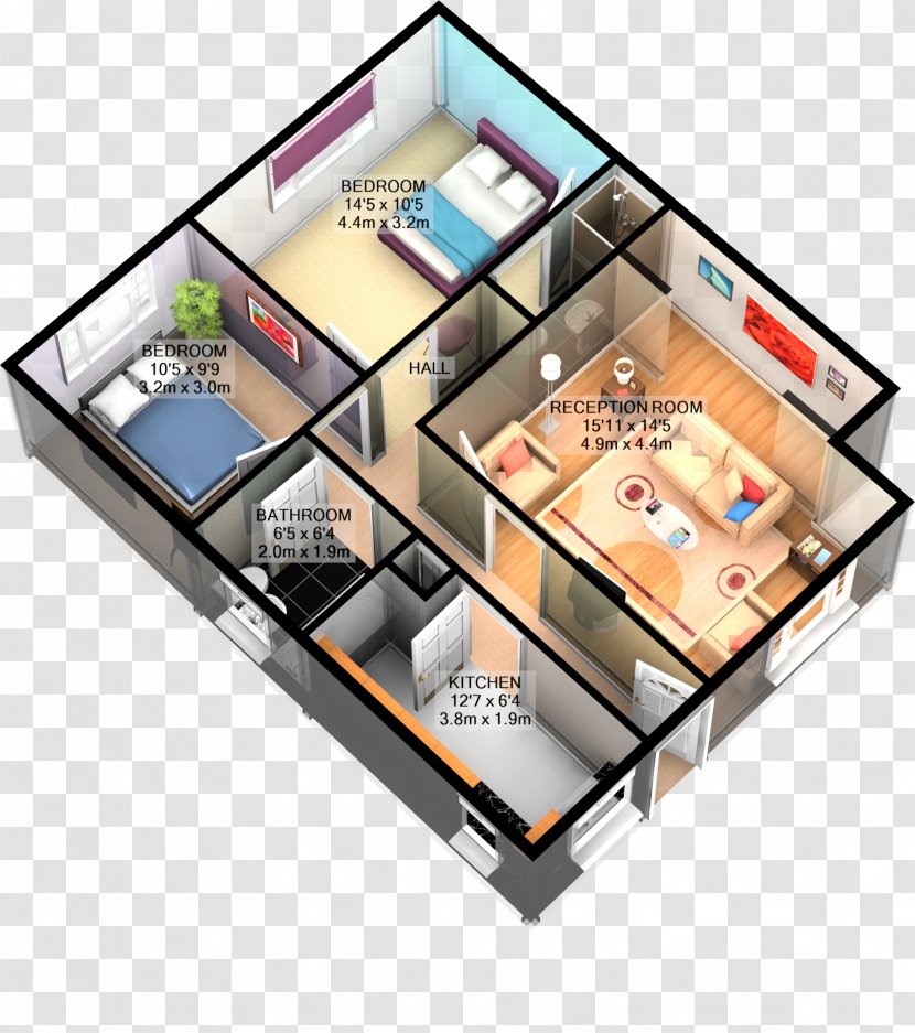Floor House Bedroom Porch - Room Transparent PNG