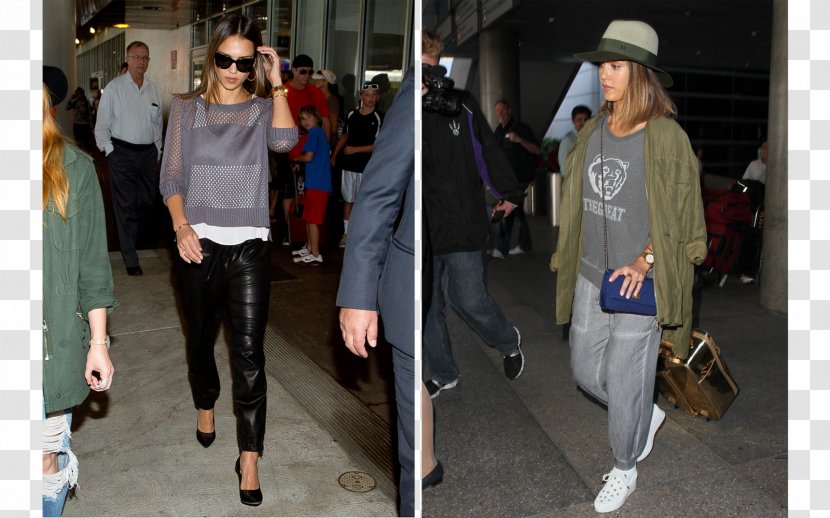 Los Angeles International Airport Paris Fashion Week Celebrity - Jessica Alba Transparent PNG