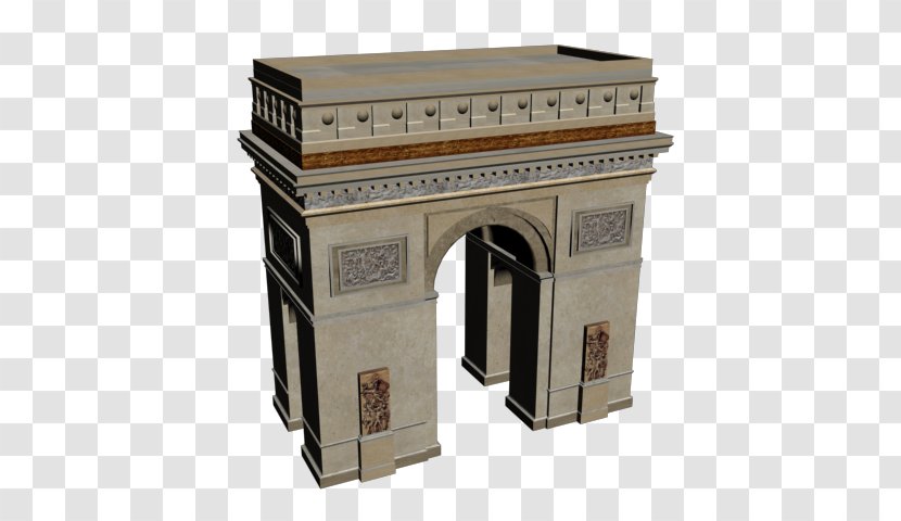 Arc De Triomphe Rendering Triumphal Arch SketchUp - 3d - 3D Max Transparent PNG
