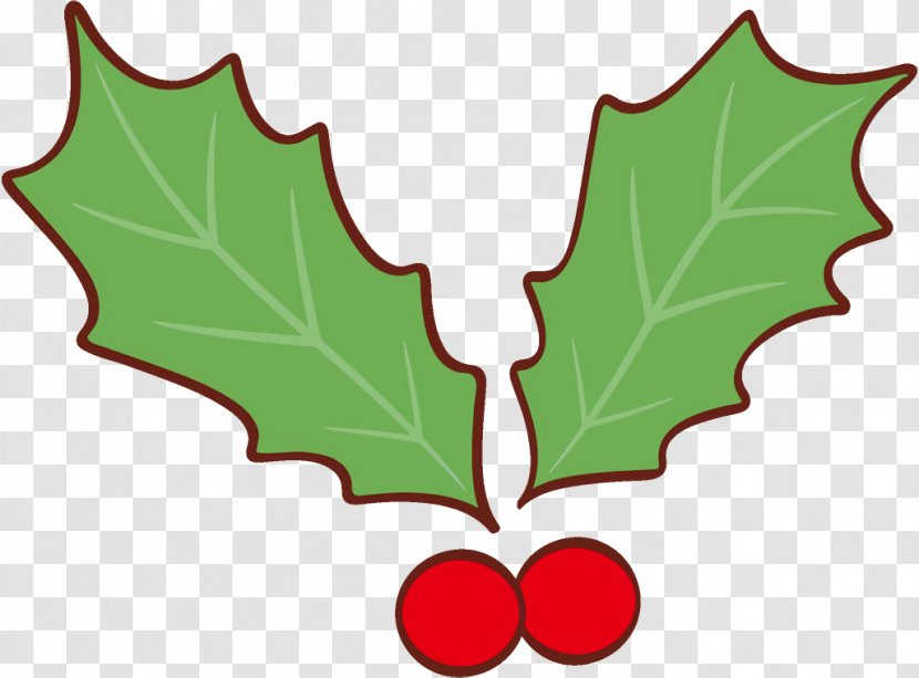 Jingle Bells Christmas - Grape Leaves - Black Maple Transparent PNG