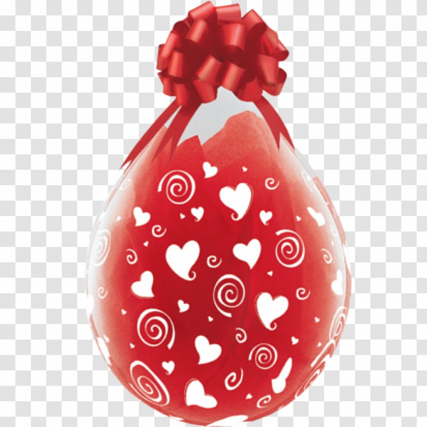 Balloon Heart Latex Valentine's Day Stuffing - Helium Transparent PNG