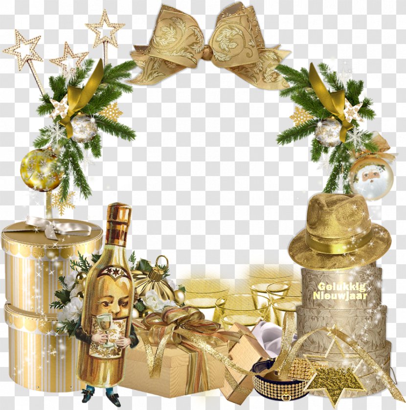 Christmas Ornament New Year Wish - Yellow Rice Transparent PNG