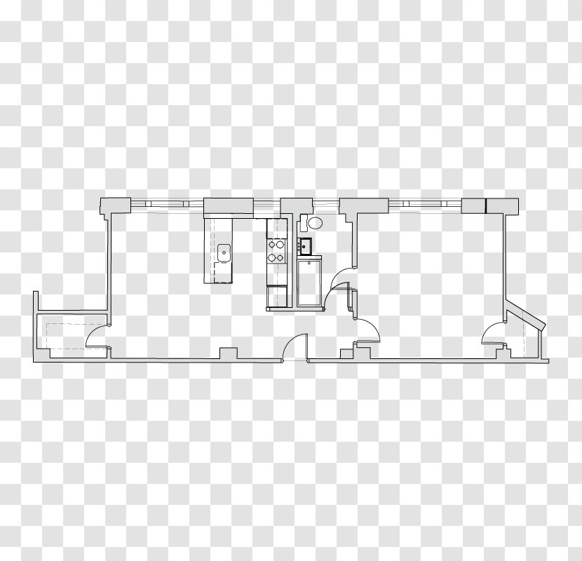 Tilden Hall Studio Apartment Floor Plan Cleveland Park Transparent PNG