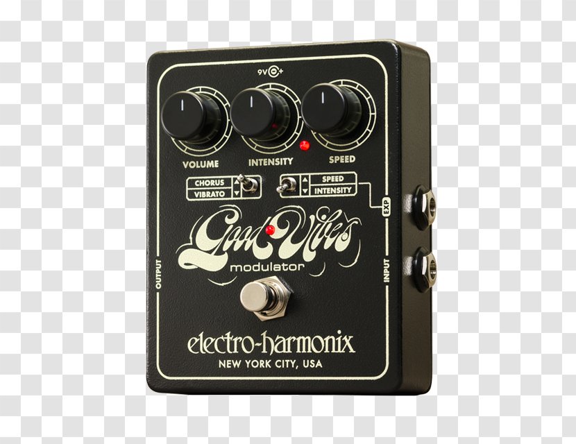 Electro-Harmonix Good Vibes Effects Processors & Pedals Chorus Effect Vibrato - Audio Equipment - Guitar Transparent PNG