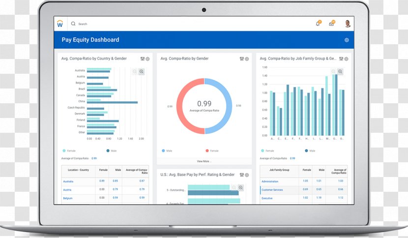 Computer Program Workday, Inc. Dashboard NASDAQ:WDAY Organization - Gender Inequality Transparent PNG