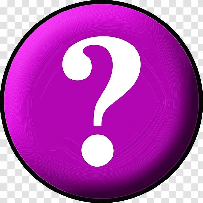 Number Product Design Graphics Question Mark Purple - Logo - Symbol Transparent PNG