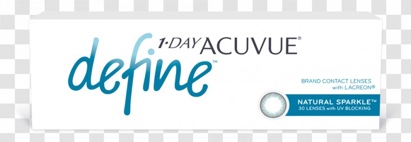 Johnson & 1-Day Acuvue Define Contact Lenses - Text - Eye Transparent PNG