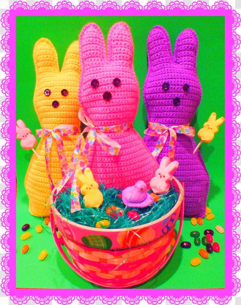Easter Bunny White Rabbit Crochet Pattern Transparent PNG