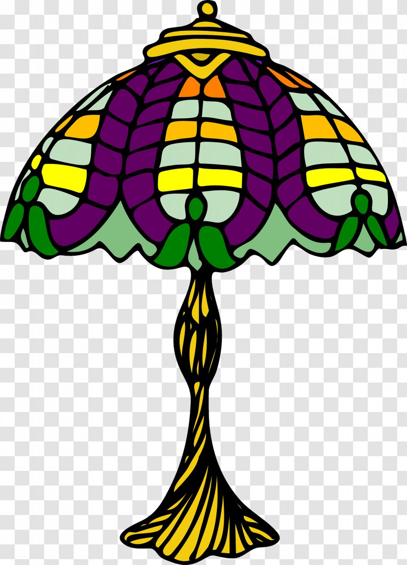 Electric Light Lamp Clip Art - Plant - Colorful Umbrella Court Transparent PNG
