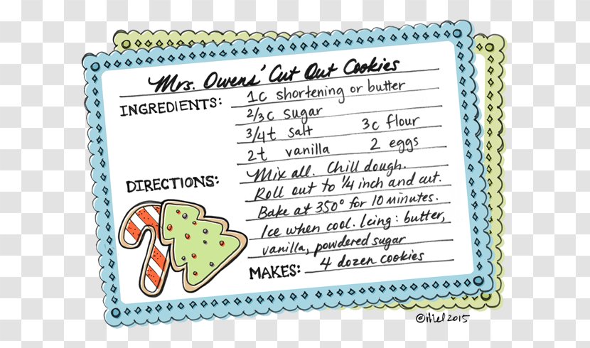 Line Point Organism Font - Rectangle - Recipe Card Transparent PNG