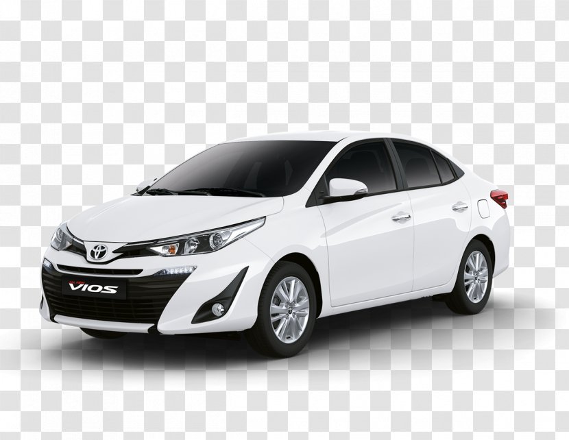 Toyota Vios Car 2018 Yaris Land Cruiser Prado - Motor Vehicle Transparent PNG