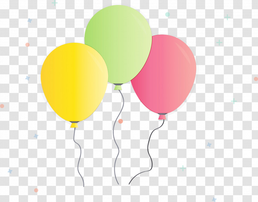 Balloon Yellow Party Supply Transparent PNG