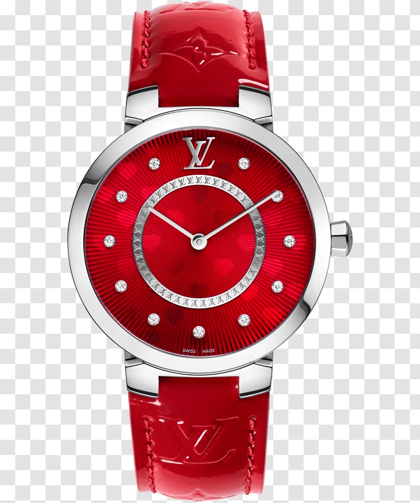 Watch LVMH Fashion Red Clock - Esprit Holdings Transparent PNG