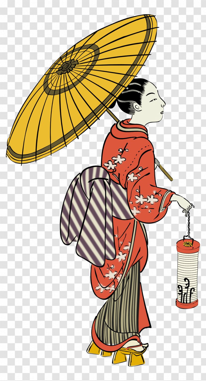 Japanese Art Edo Period Clip - Photo Transparent PNG