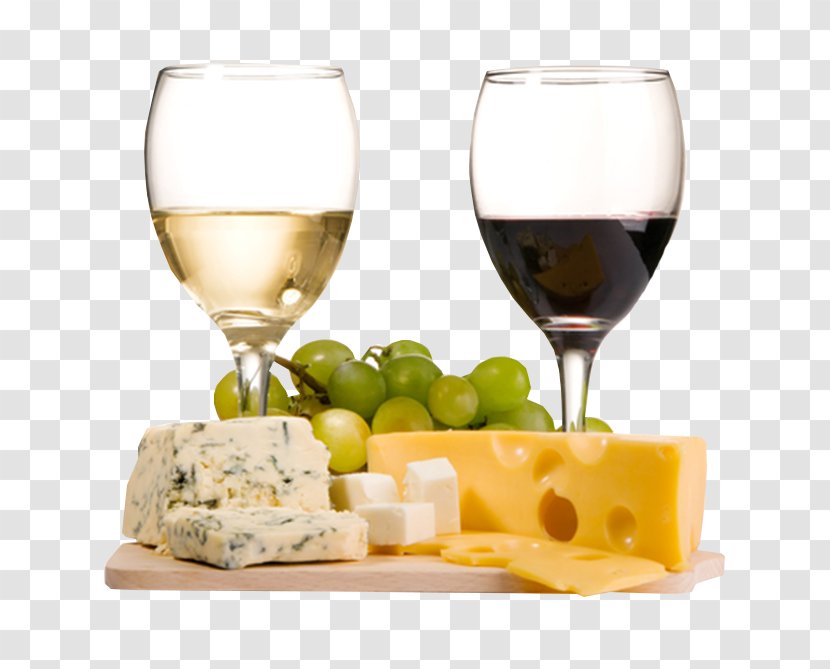 White Wine Dessert Red Cheese - Cream - Glasses Transparent PNG