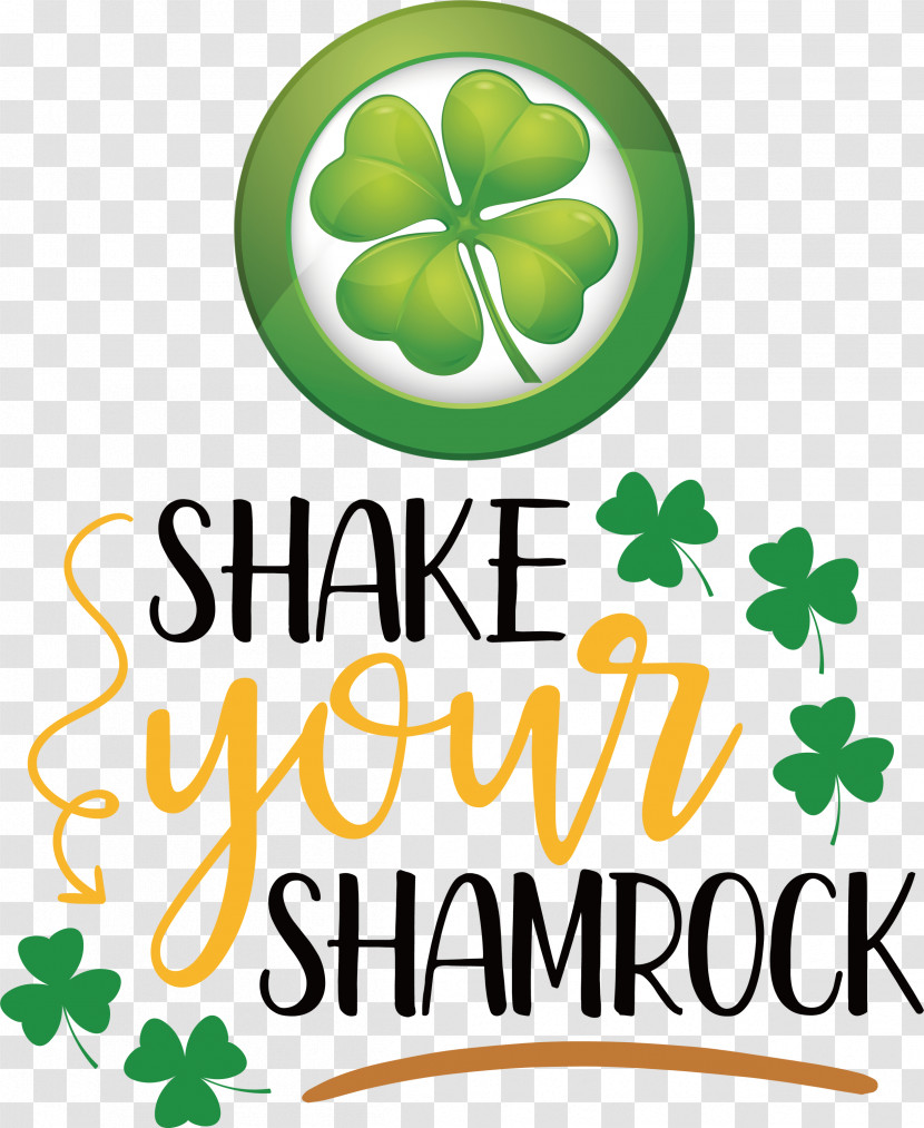 Saint Patrick Patricks Day Shake Your Shamrock Transparent PNG