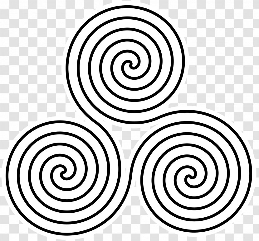Spiral Triskelion Celtic Knot Celts Clip Art - Symbol Transparent PNG