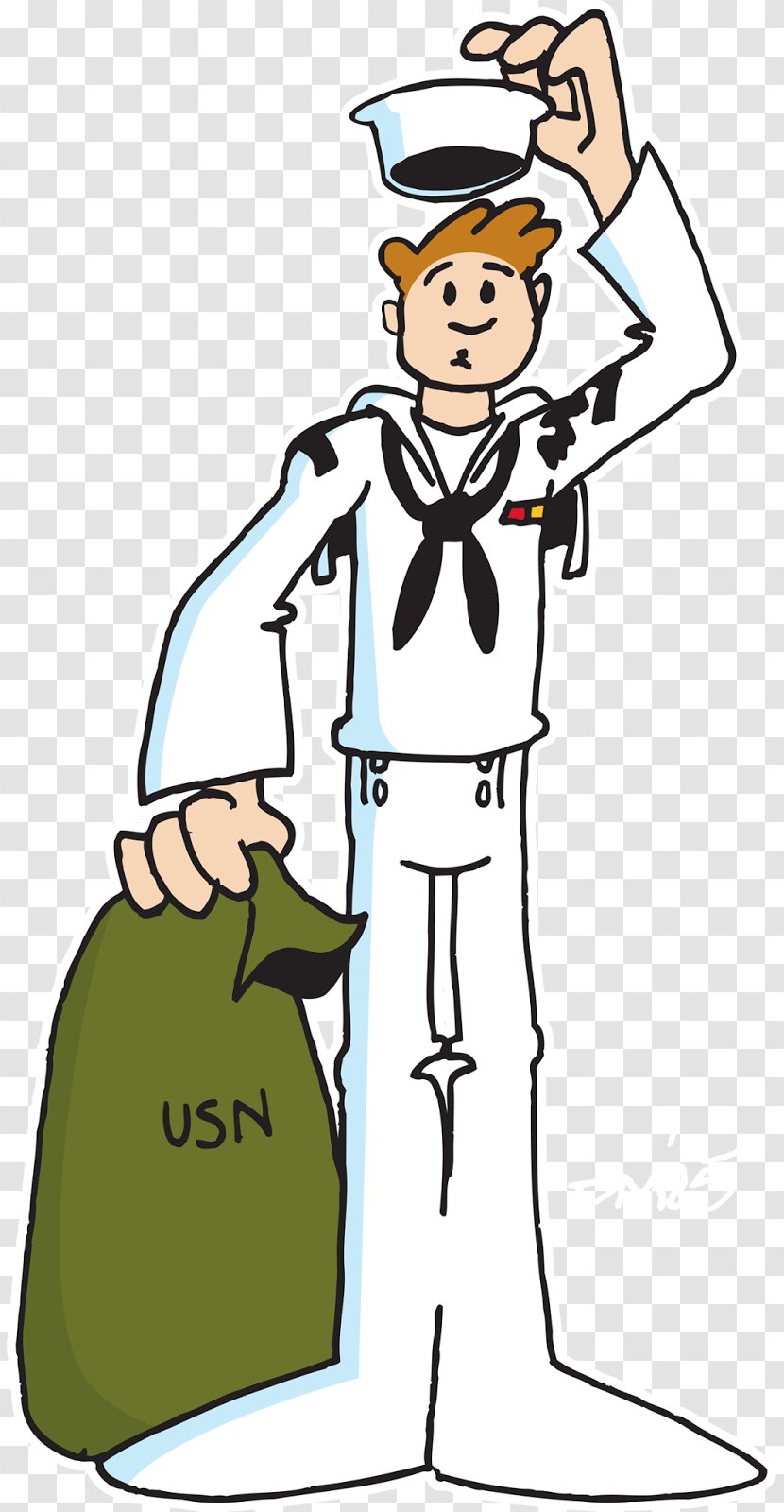 Clip Art Illustration Image Comics - Color - Sailor Uniform Transparent PNG