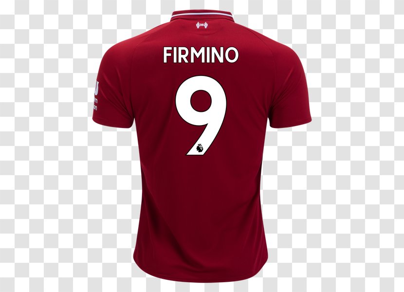 2017–18 Liverpool F.C. Season T-shirt Jersey - Sleeve - Roberto Firmino Transparent PNG
