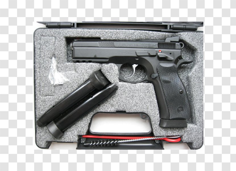 Trigger CZ 75 SP-01手枪 Česká Zbrojovka Uherský Brod CZ-USA - 919mm Parabellum - Weapon Transparent PNG