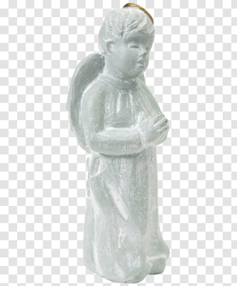 Guardian Angel Sculpture Stone Carving Color - Cartoon - Green Little Boy Transparent PNG