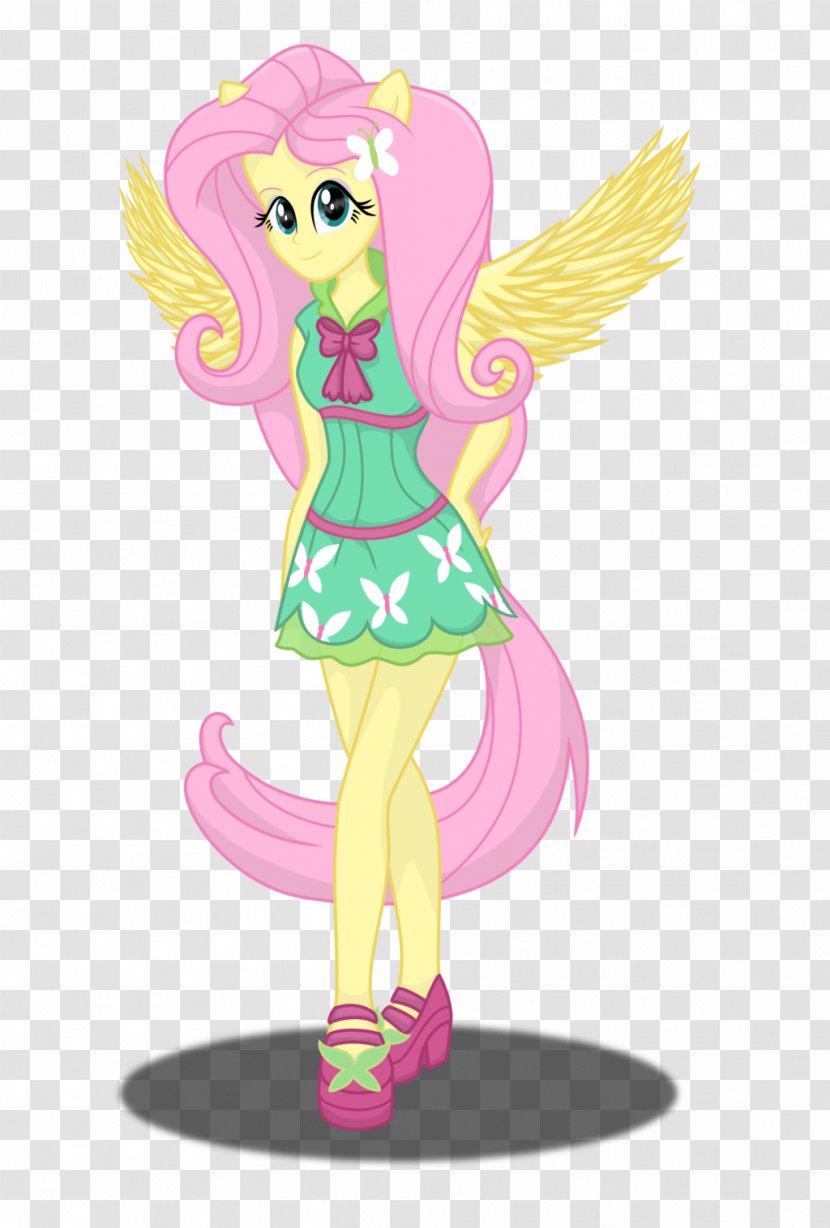 DeviantArt Fluttershy - Cartoon - Cute Dress Transparent PNG