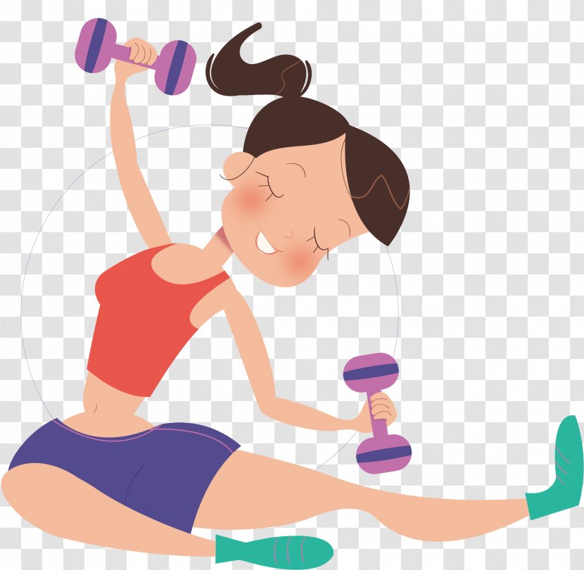 Barbell Dumbbell Bodybuilding - Silhouette - Woman Transparent PNG